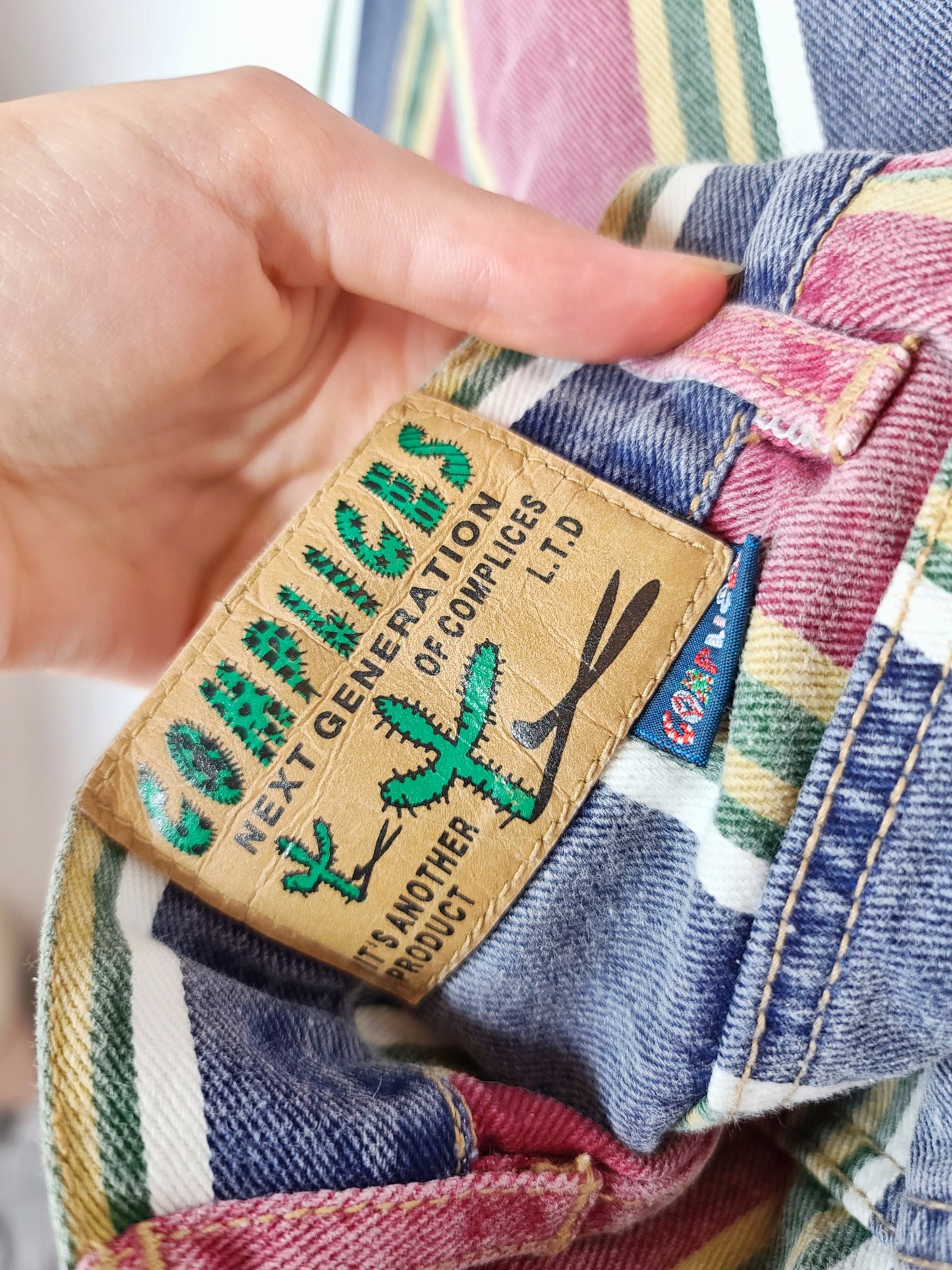Pantalon vintage coloré - zimfriperie