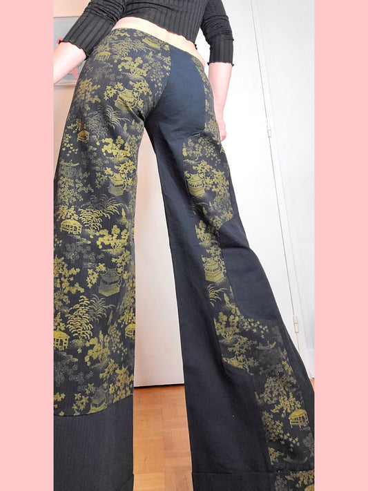 Pantalon evasé Custo Barcelona harajuku - zimfriperie