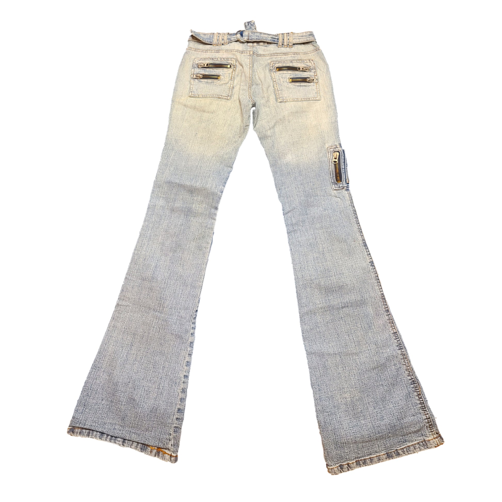 Jean y2k pattes d'eph delavé - zimfriperie