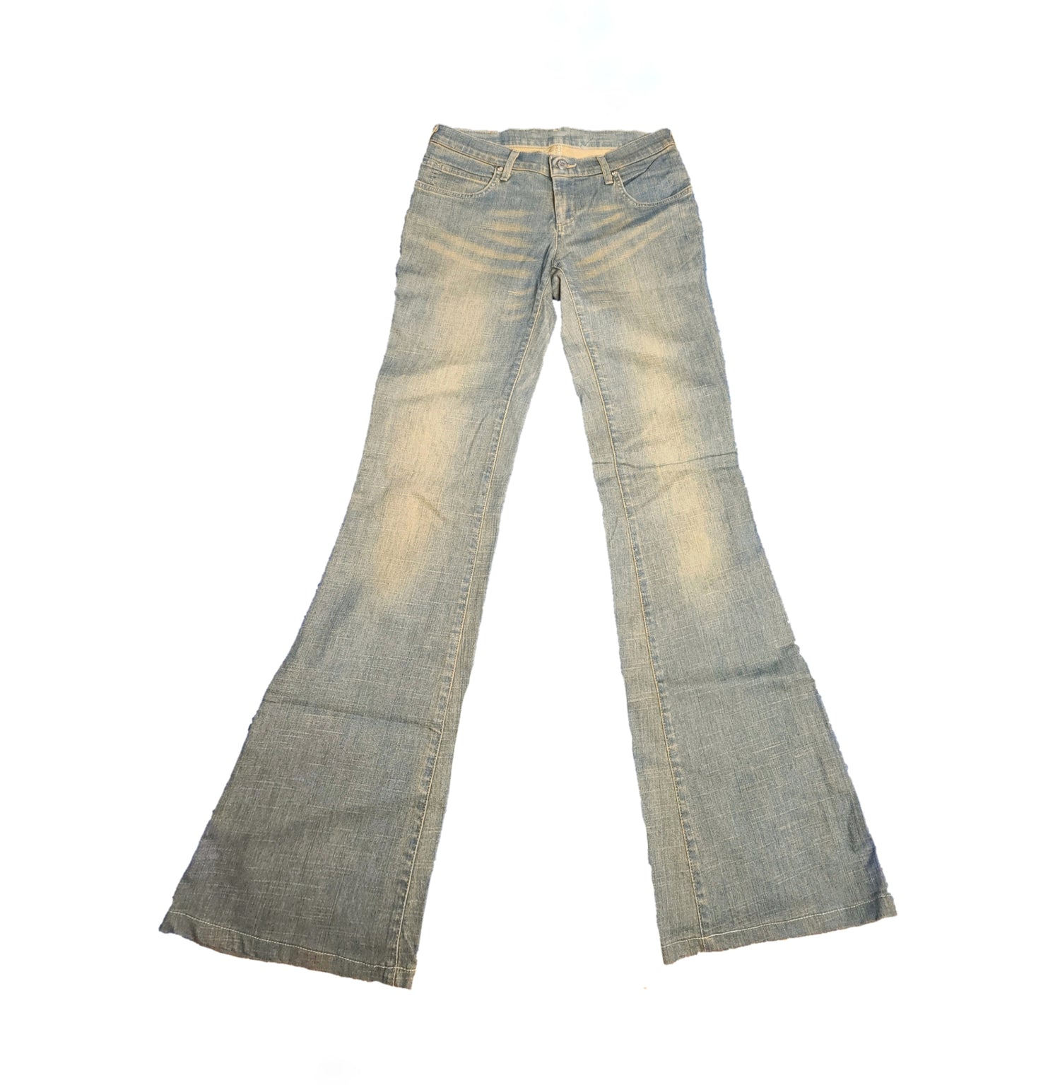 Jean cimarron vintage y2k 2000s low rise taille basse flare pattes deph bratz