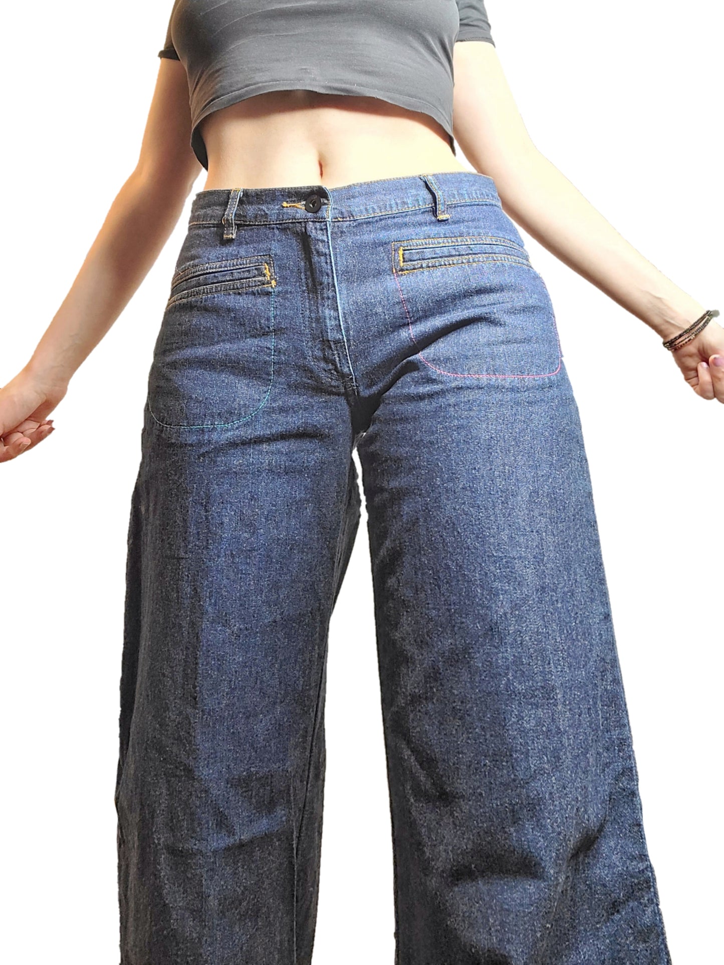 Jean vintage 90s evasé - zimfriperie