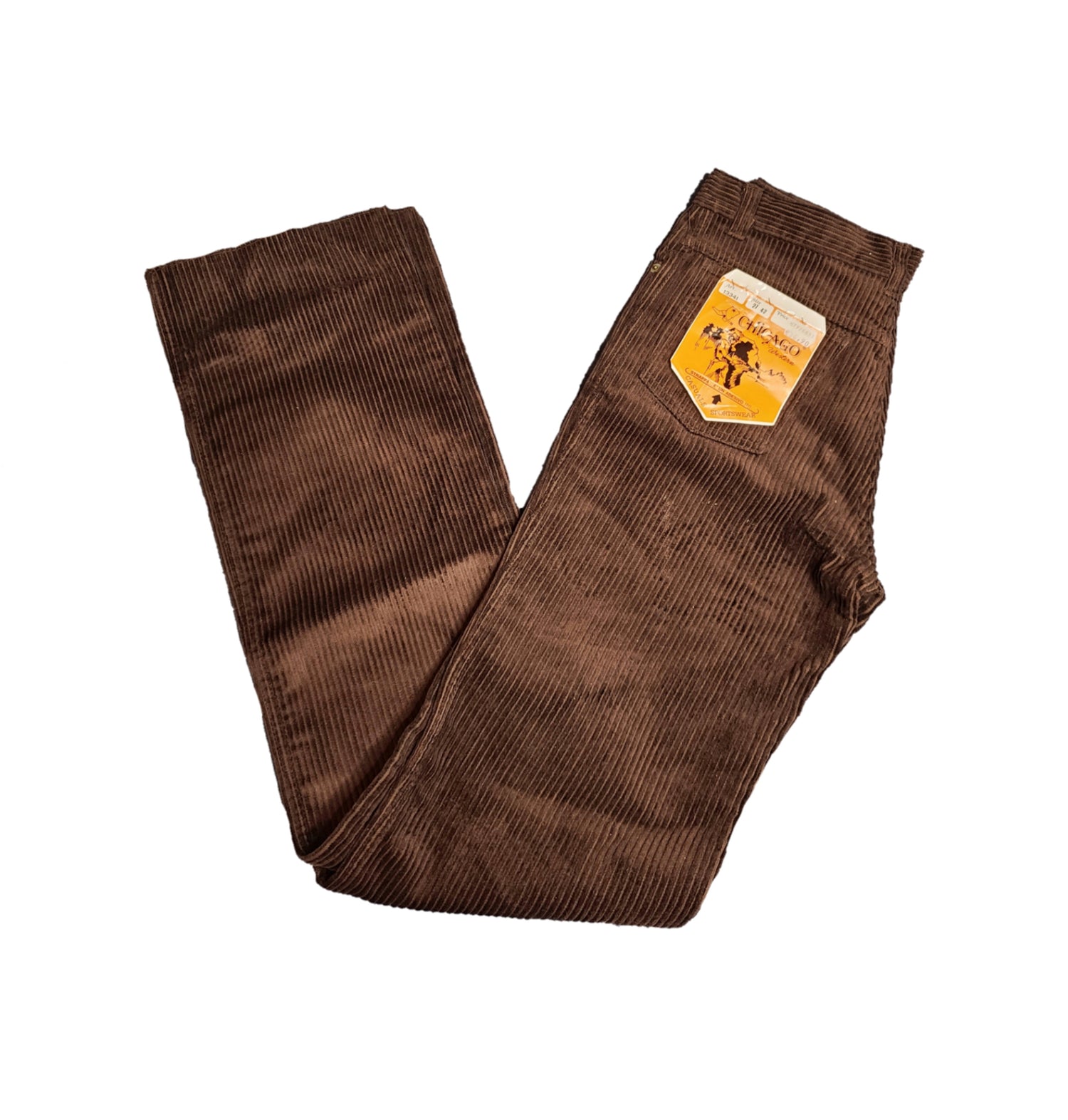 Bohem pantalon vintage velours cotele marron autumn western