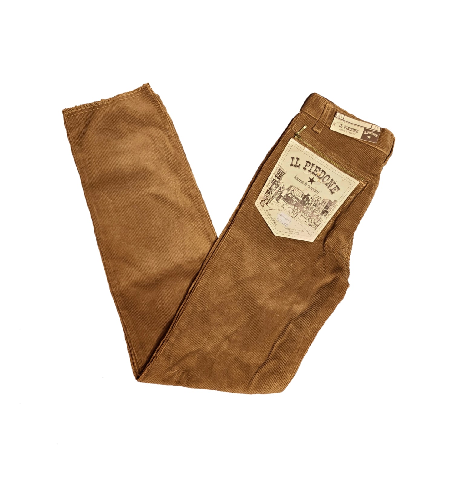 Pantalon velours cotele vintage camel western cowboy bohem bohom forestcore