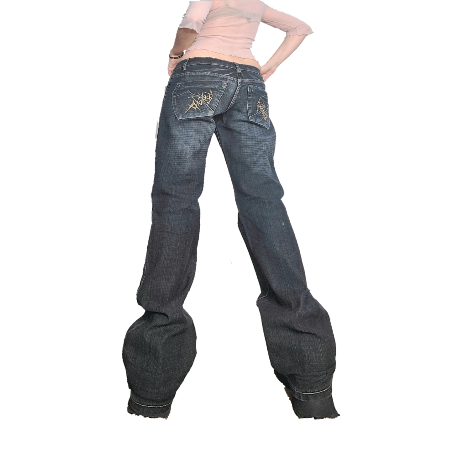 Jean vintage evasé 90s - zimfriperie