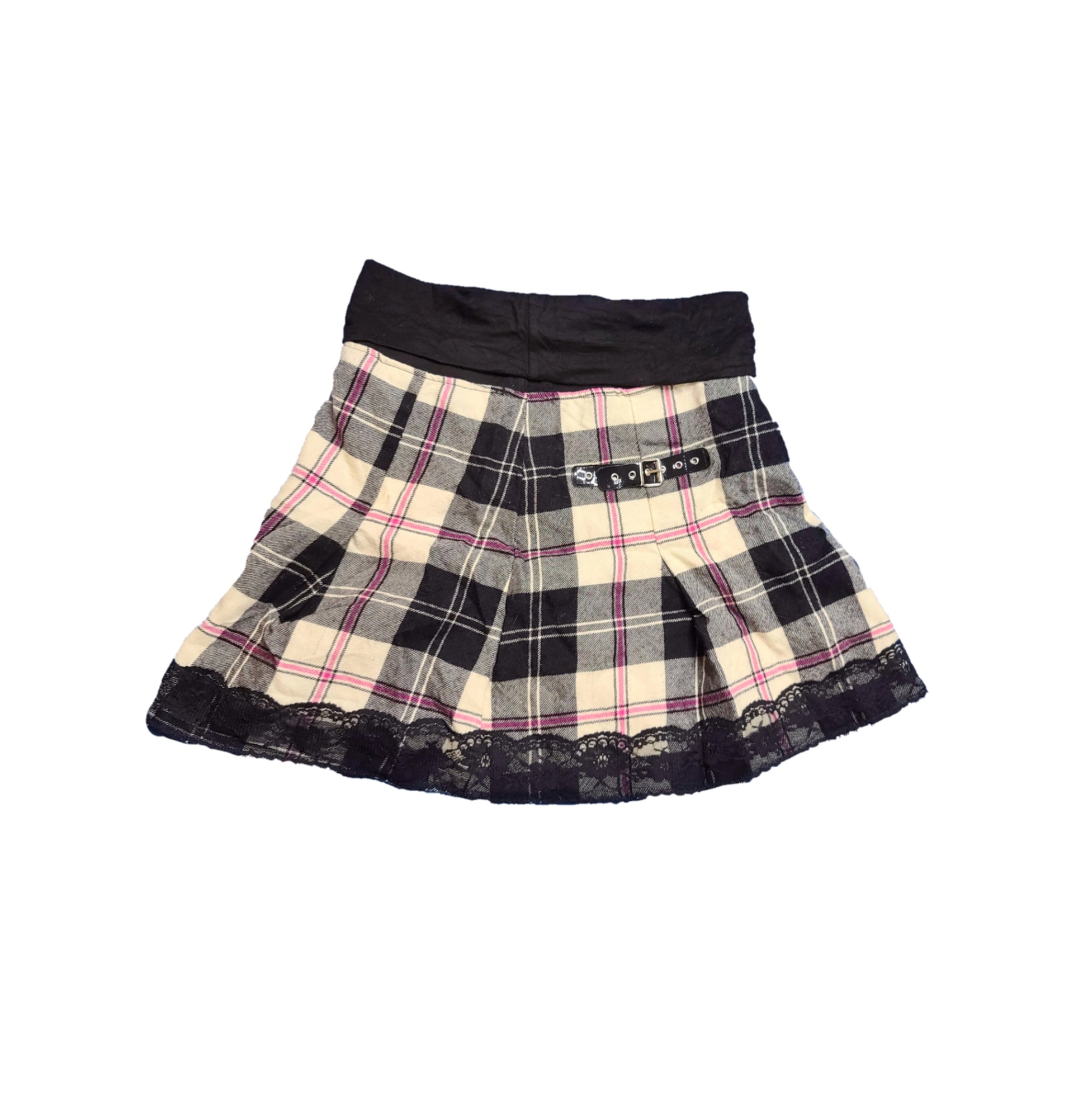 Jupe vintage harajuku y2k manga cosplay 2000s carreaux ghotic lolita sangles cute kawaii