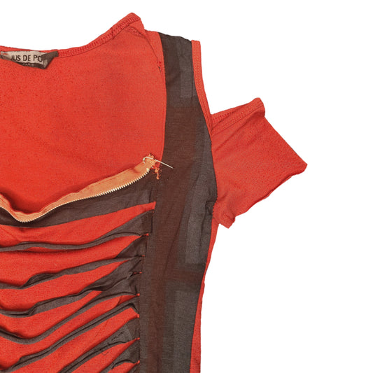 Top cyber punk rouge - zimfriperie