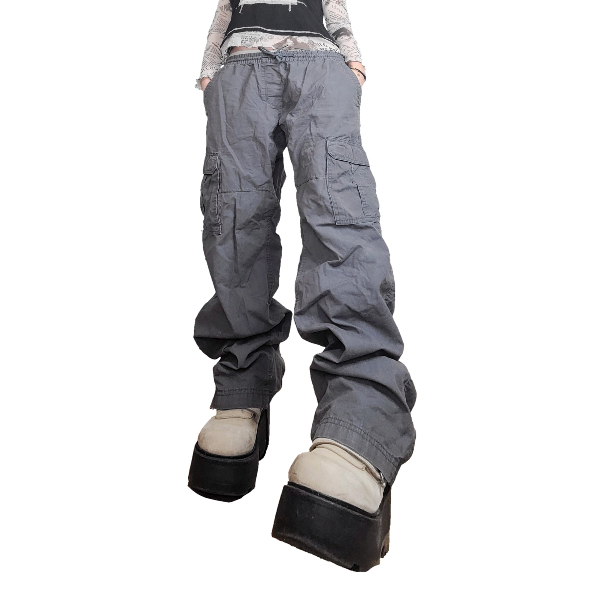 Cargo oversize baggy multipoches techwear 90s streetwear vintage archive