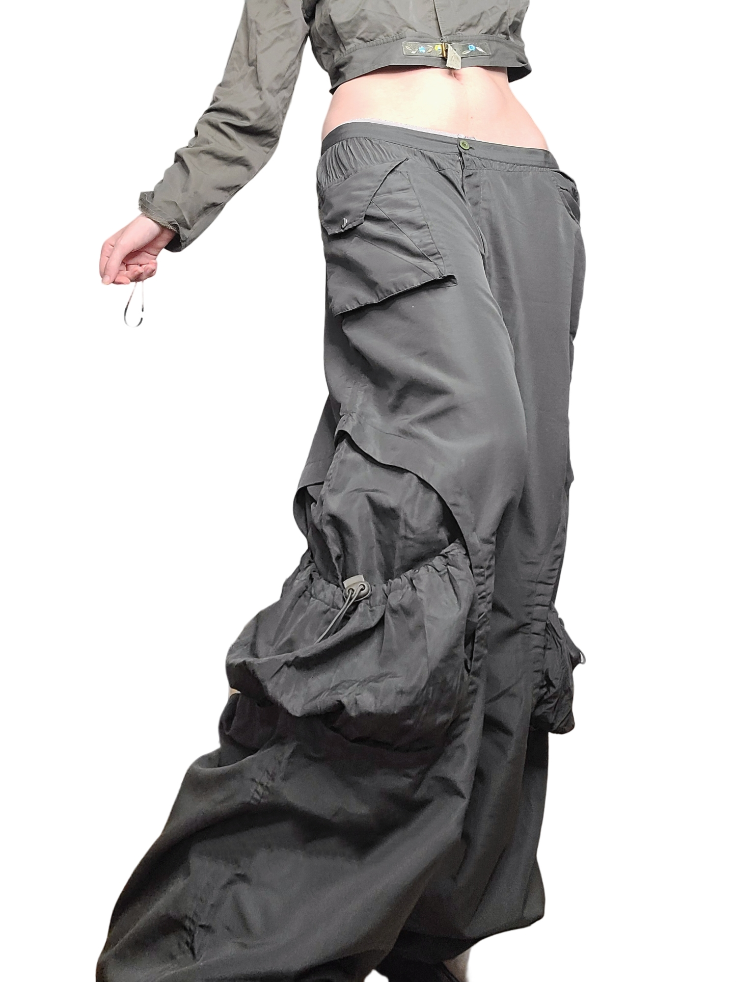 Khaki parachute cargo