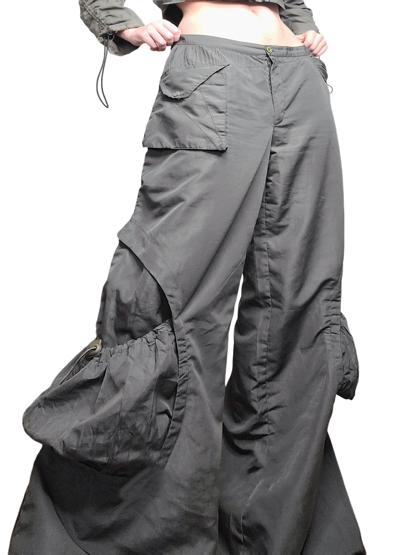 Khaki parachute cargo