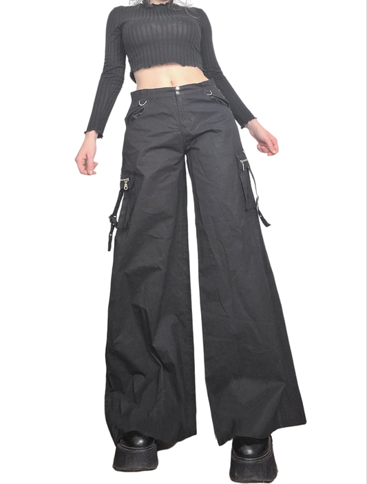 Vintage harajuku flared cargo