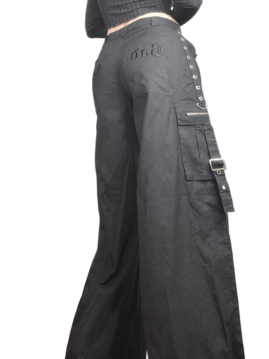 Vintage harajuku flared cargo