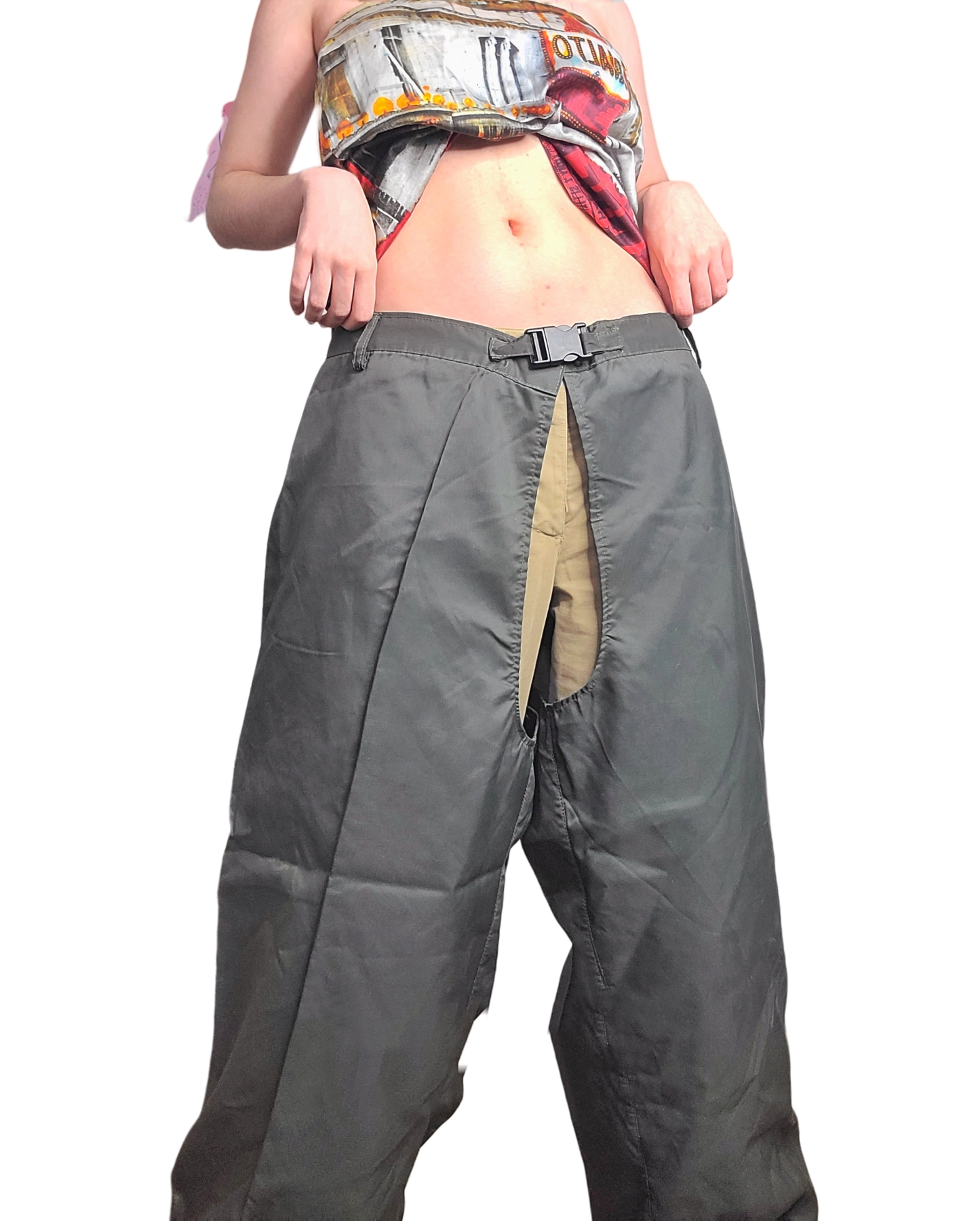Sur-pantalon gorpcore oversize
