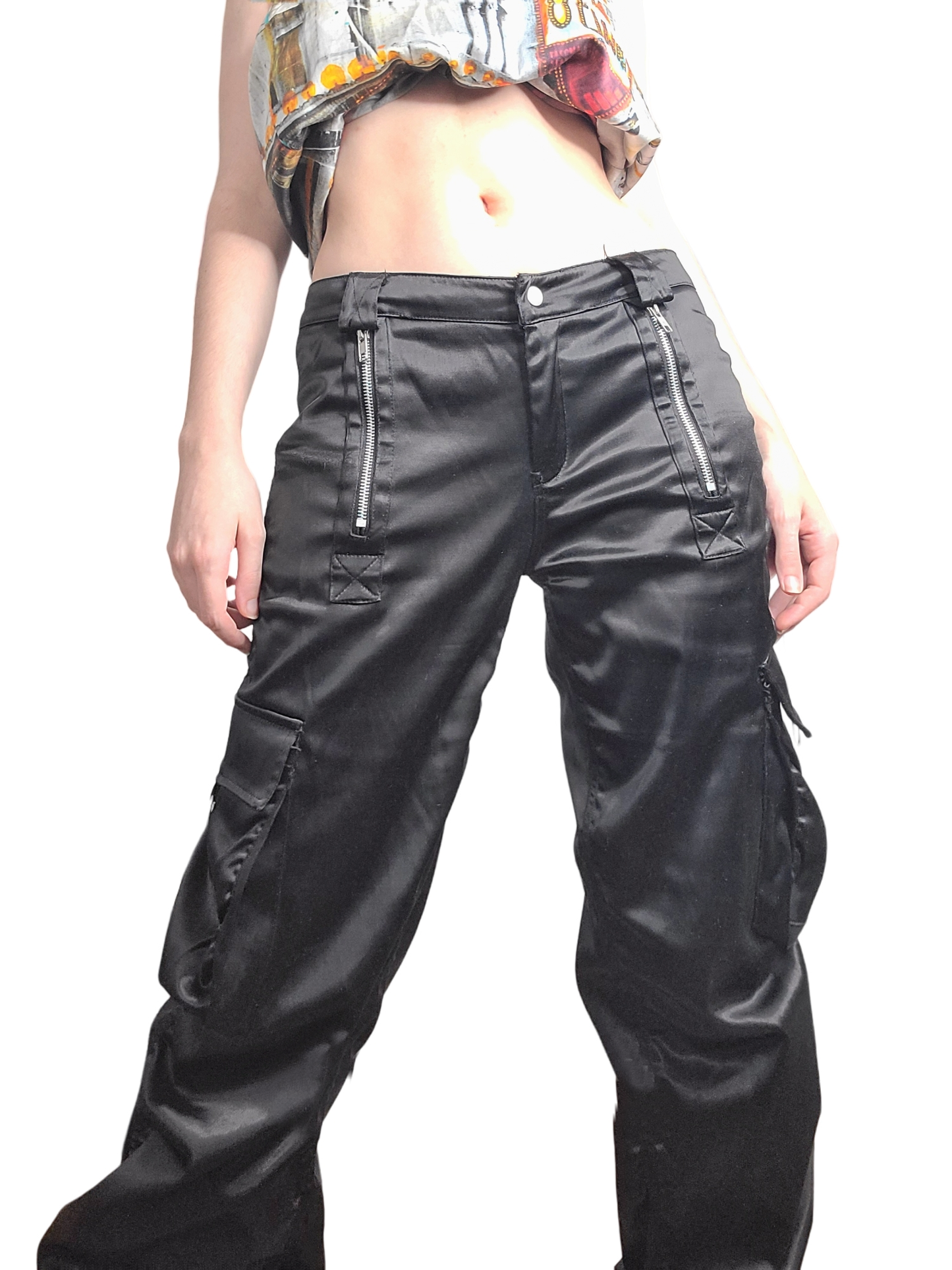 Cargo techwear satin