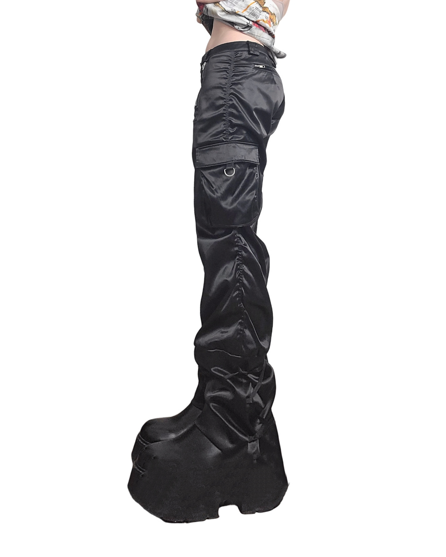 Cargo techwear satin