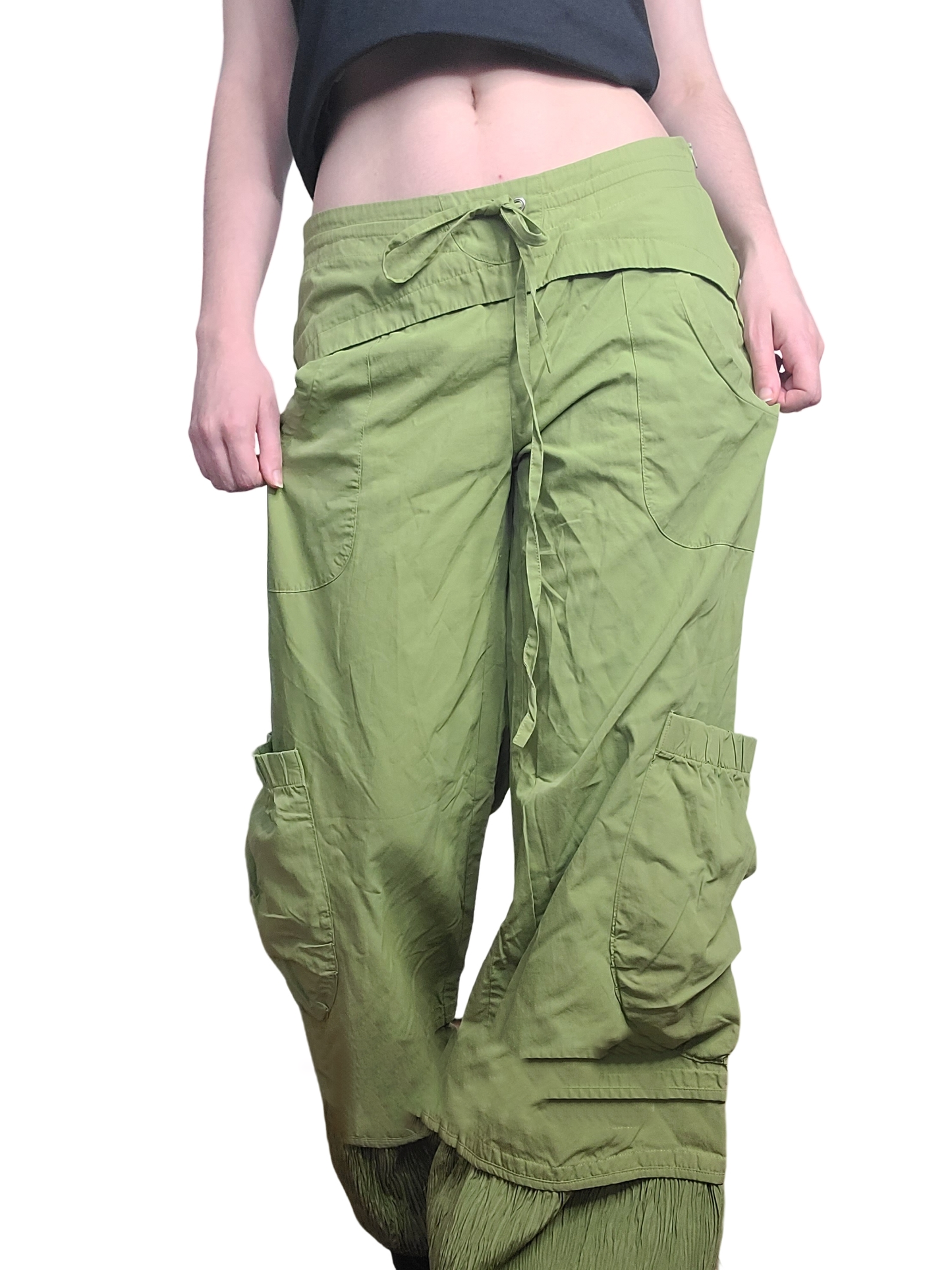 Green harajuku parachute cargo