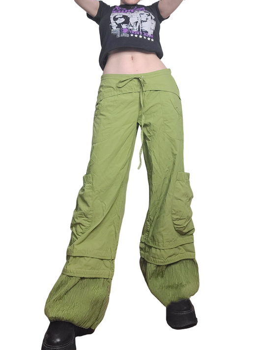 Green harajuku parachute cargo