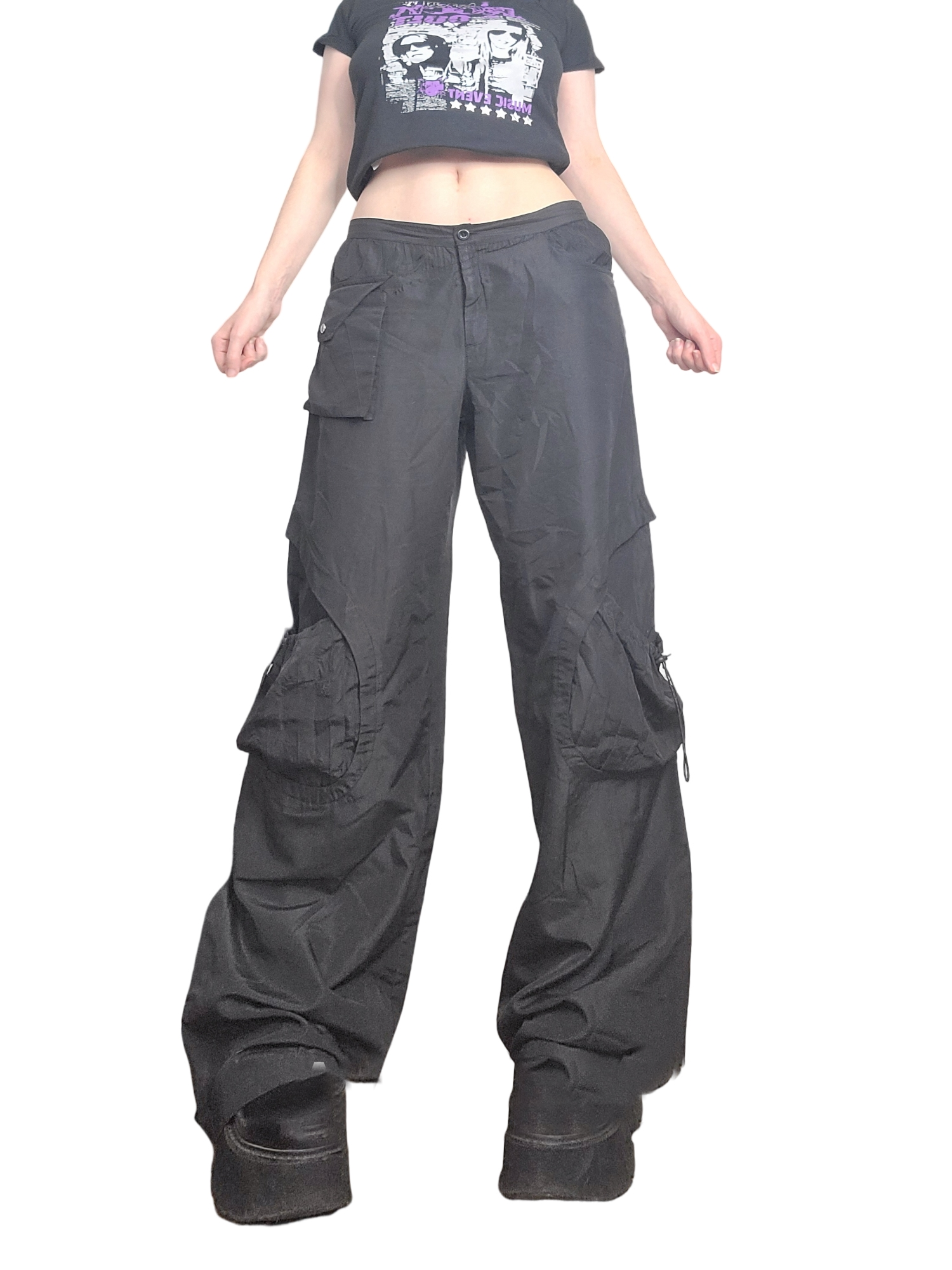 Cargo parachute oversize gorpcore poches alt subversive 