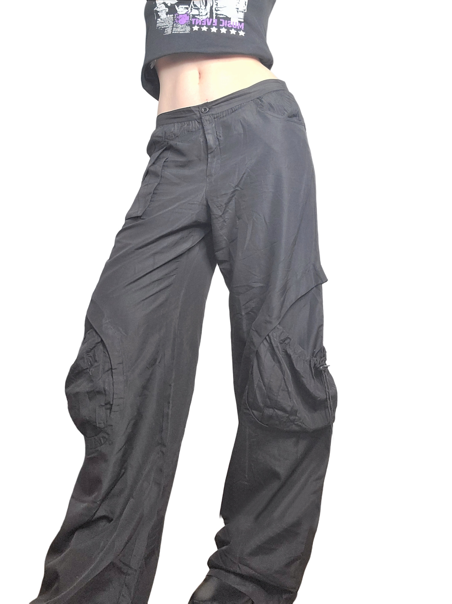 Black parachute cargo