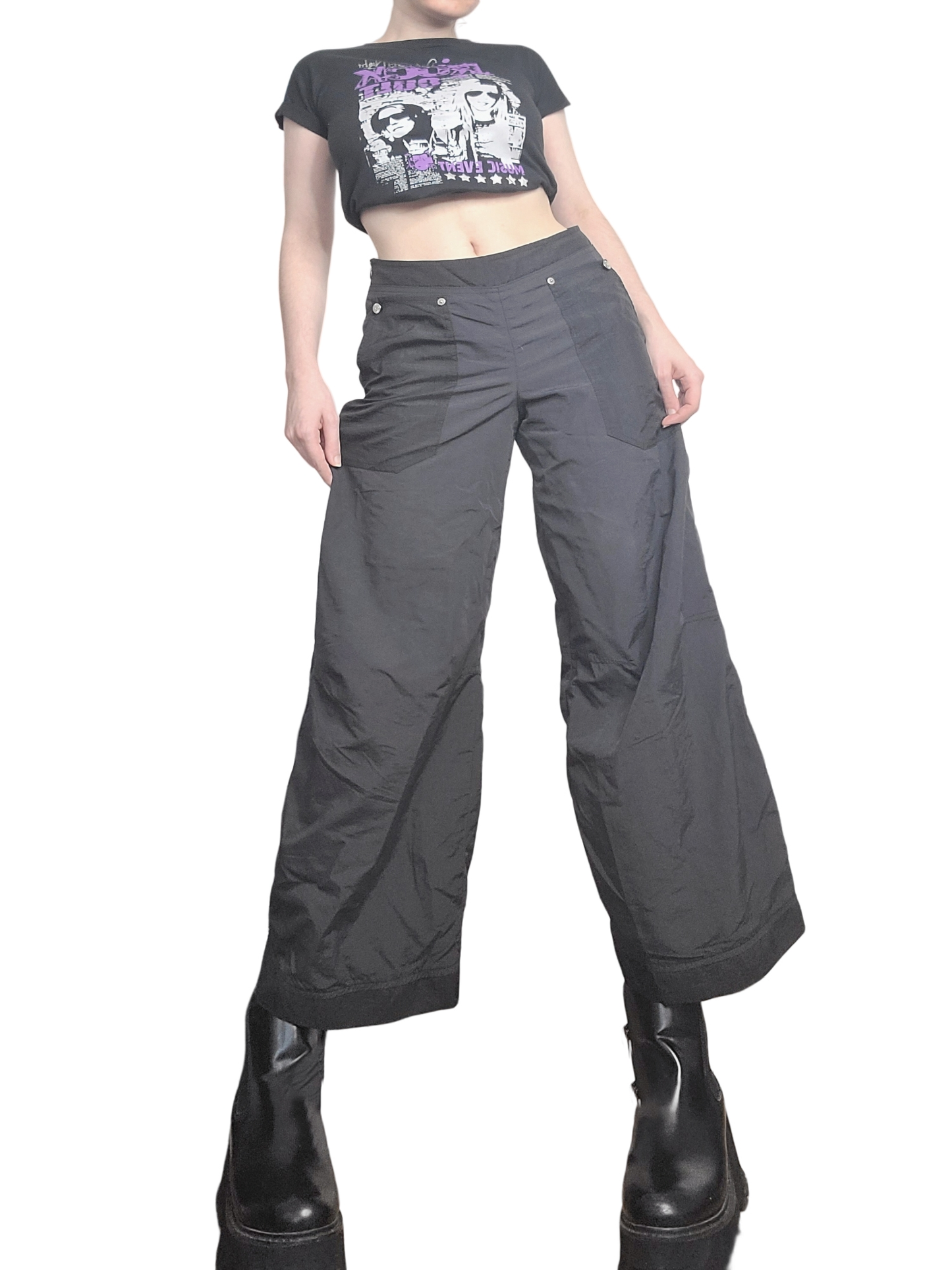 Parachute harajuku gorpcore pants 2000s y2k