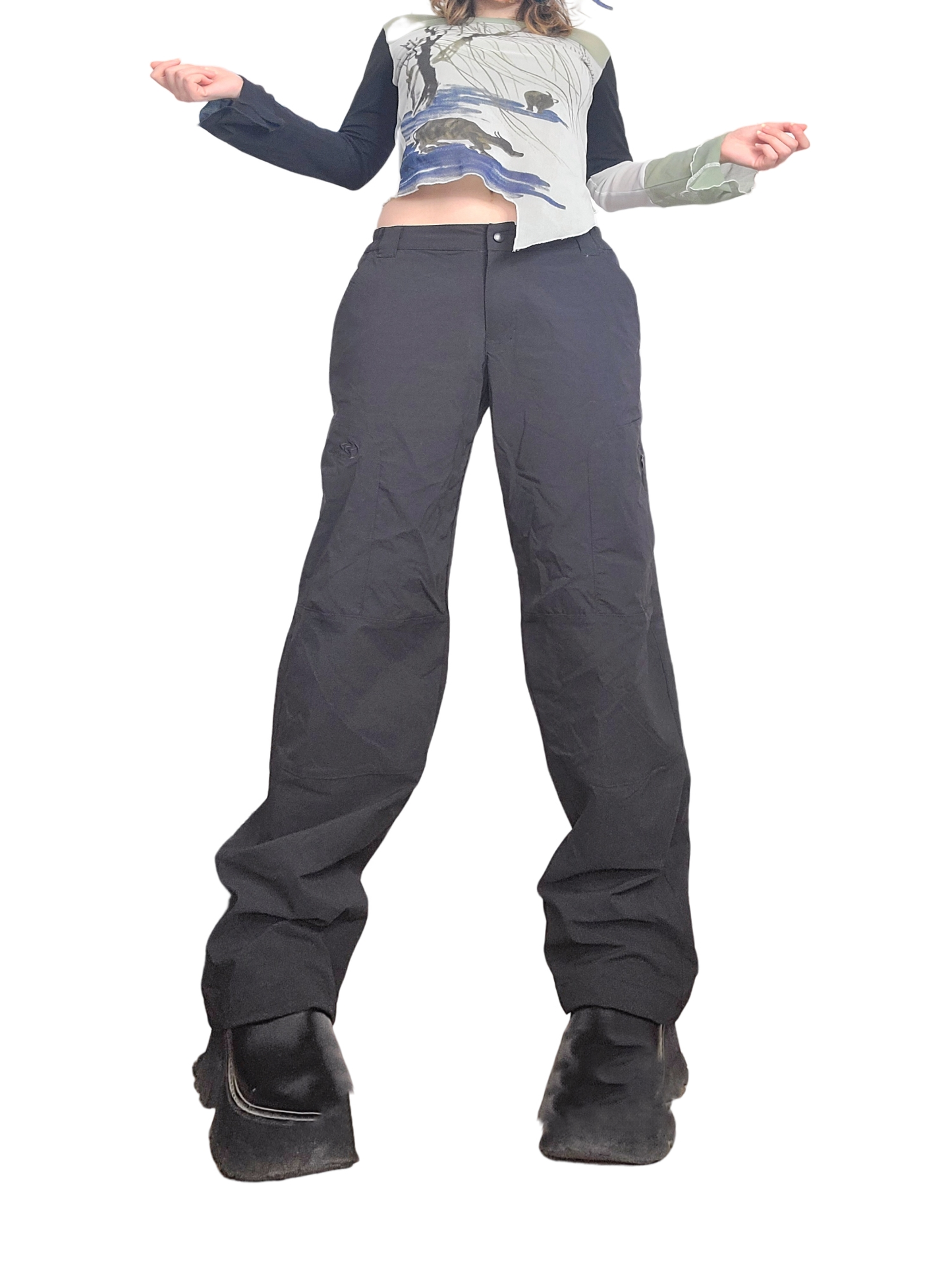 Neutral gorpcore pants