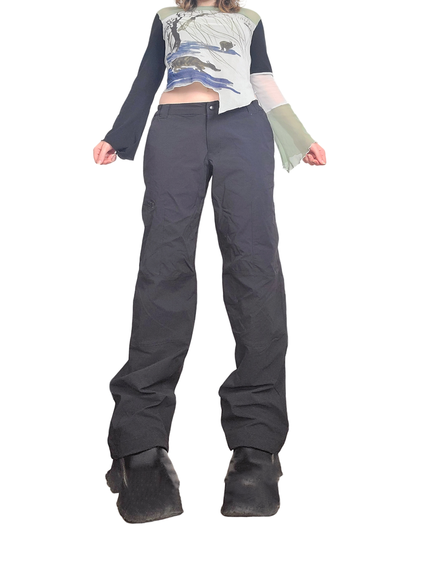 Neutral gorpcore pants