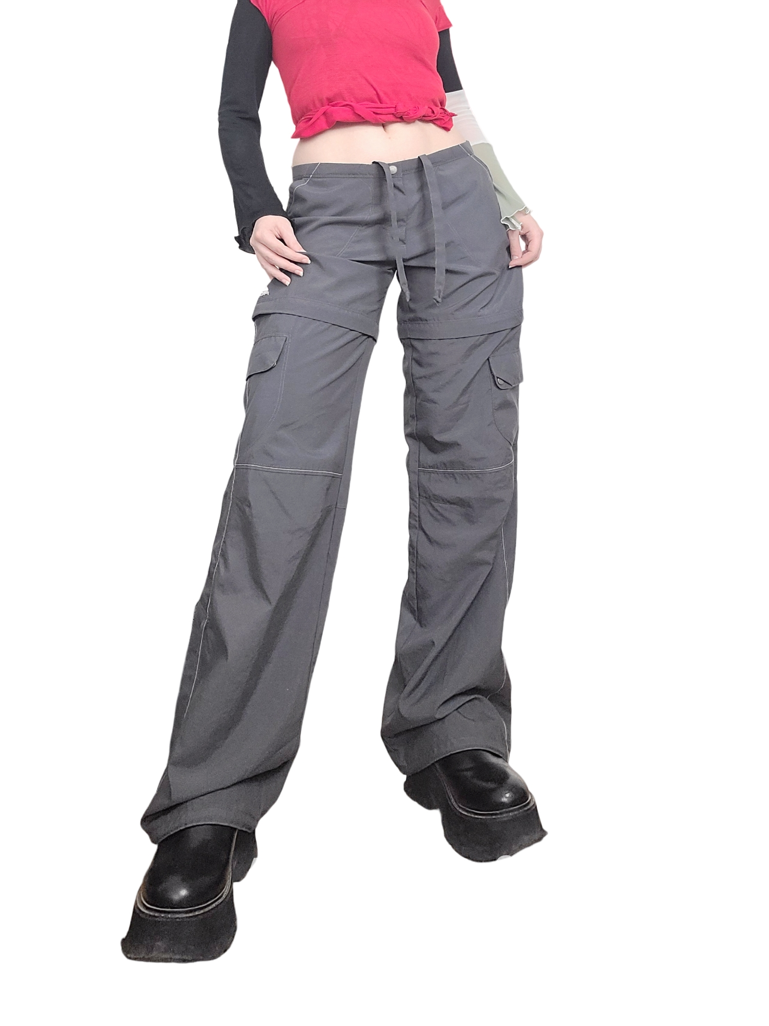 Cargo parachute overpants oversize sportwear gorpcore 90s techwear baggy