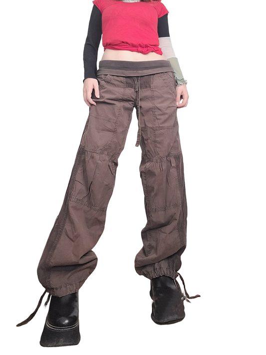 Cargo vintage hiphop oversize marron 90s y2k skater nineties