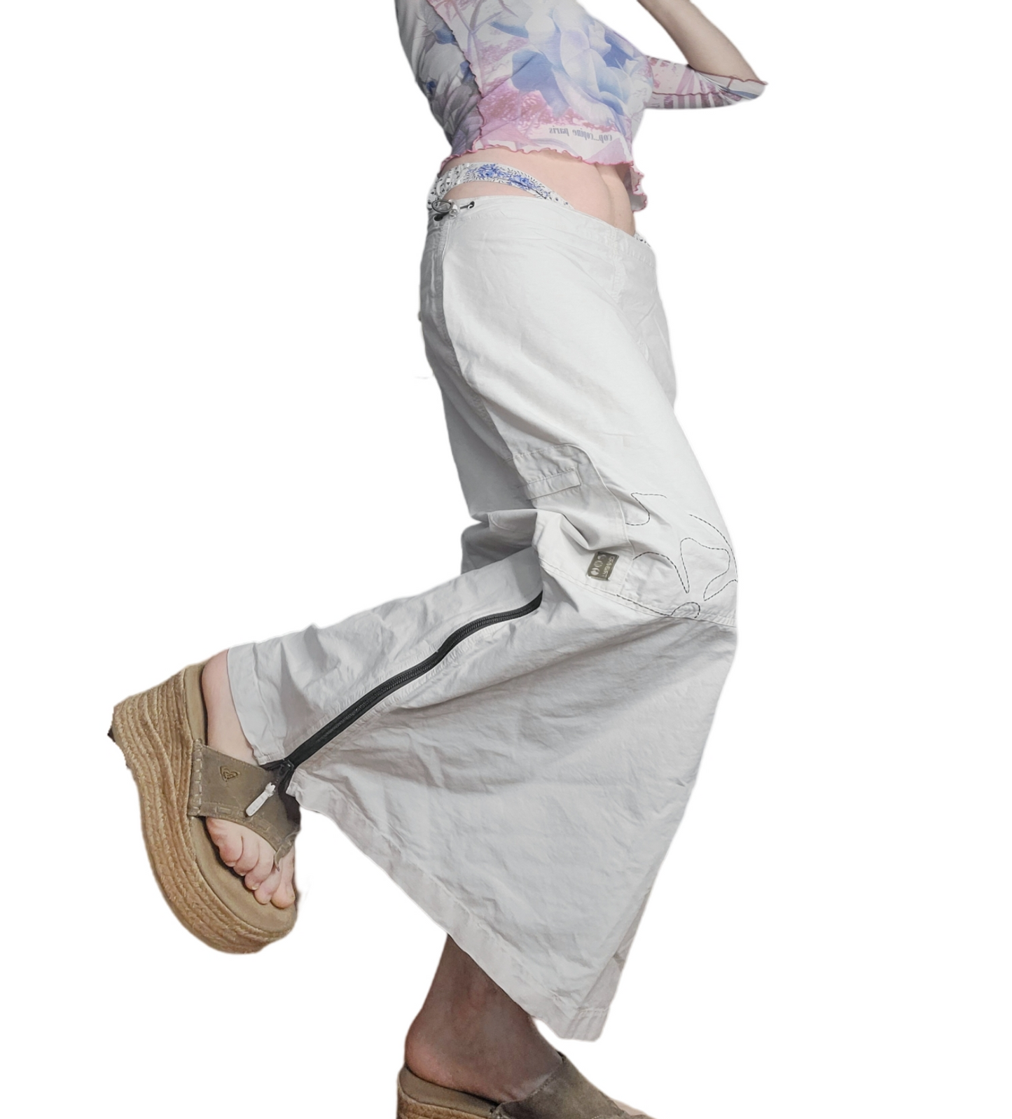 Long 90s techwear skirt