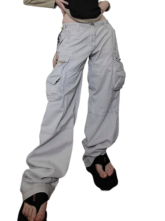 Skater cargo vintage baggy oversize multipoches grunge