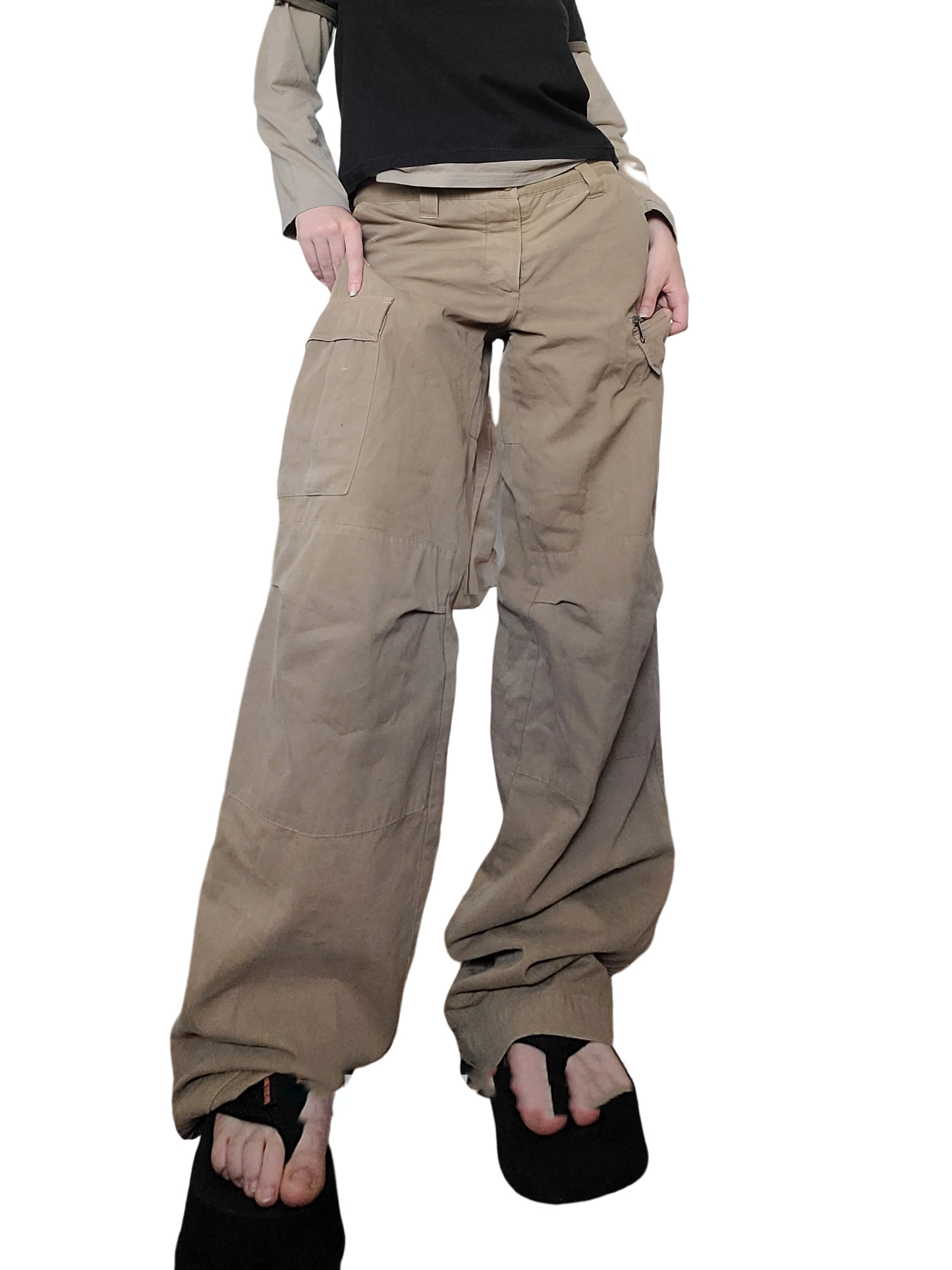 Baggy 90s taupe vintage