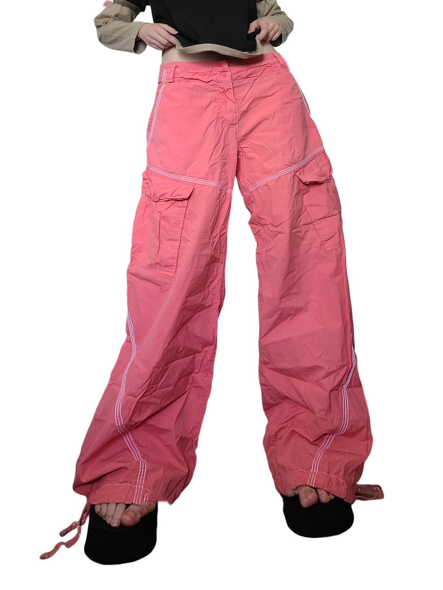 90s pink parachute cargo