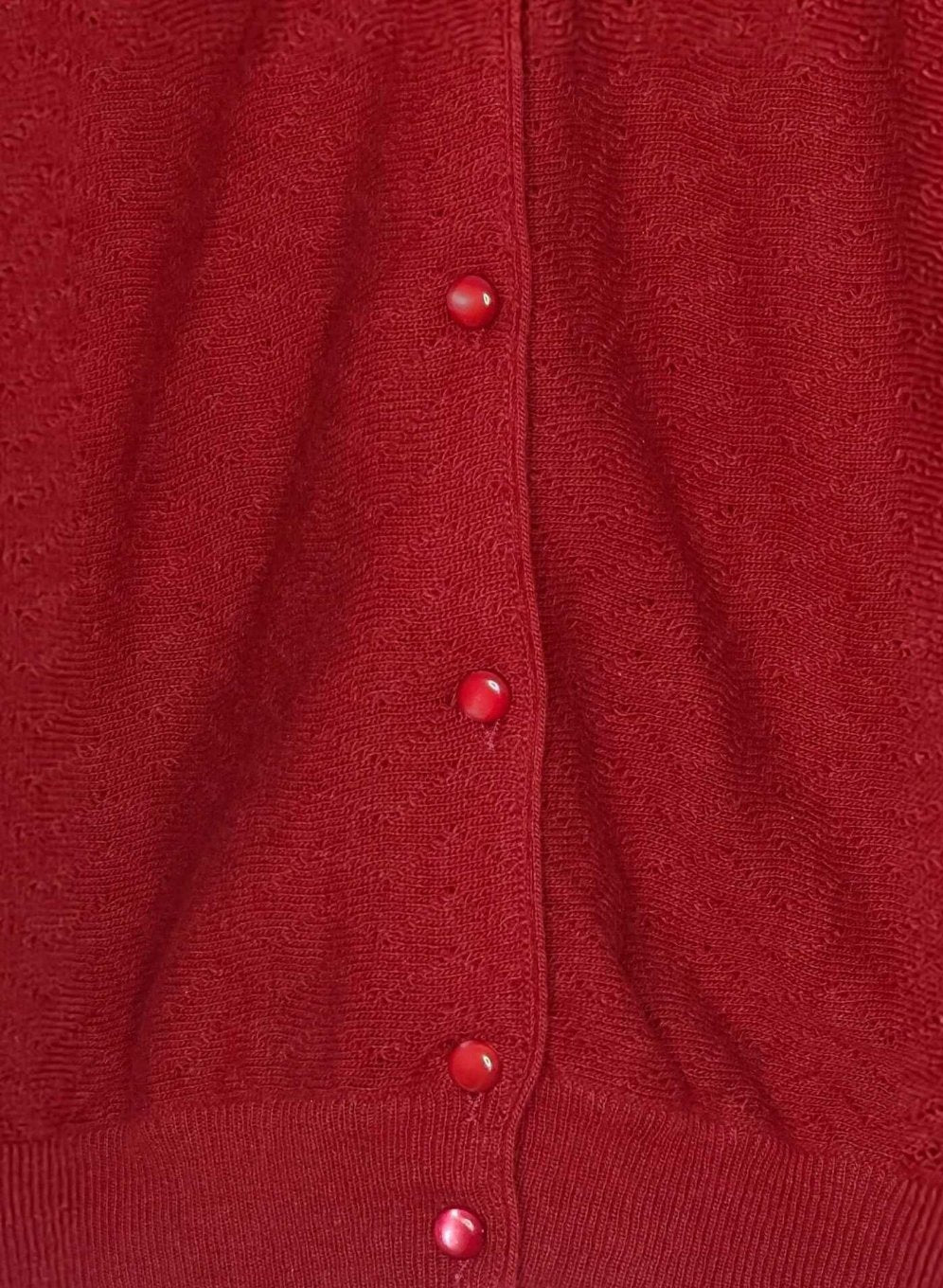 Cardigan oversize rouge - zimfriperie