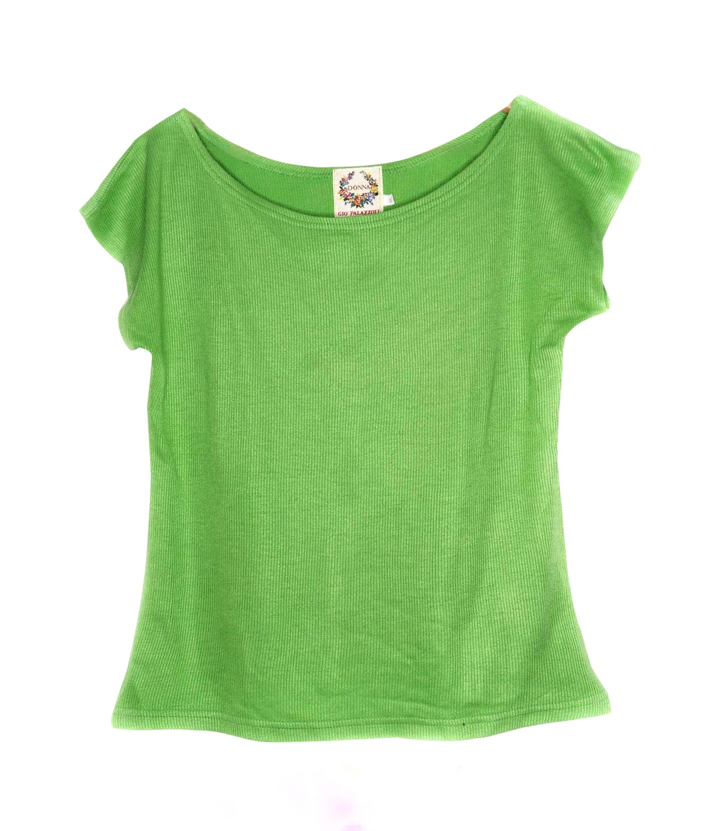 Top vintage y2k vert naturecore vert fluo winx style baby tee cute fairygrunge 